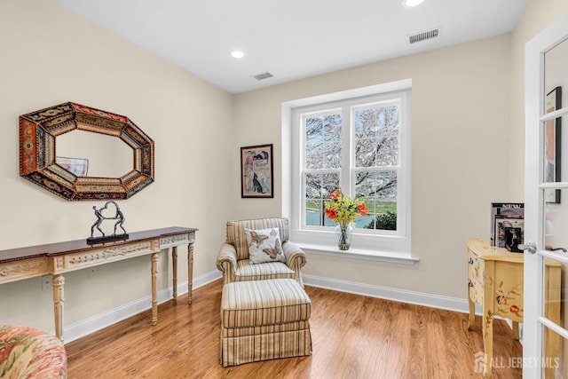 10 E Black Heath Ct, Howell, NJ 07727 - living area featuring wood finished floors and recessed lighting