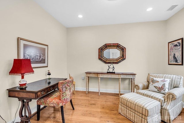 10 E Black Heath Ct, Howell, NJ 07727 - office area with light wood finished floors and recessed lighting