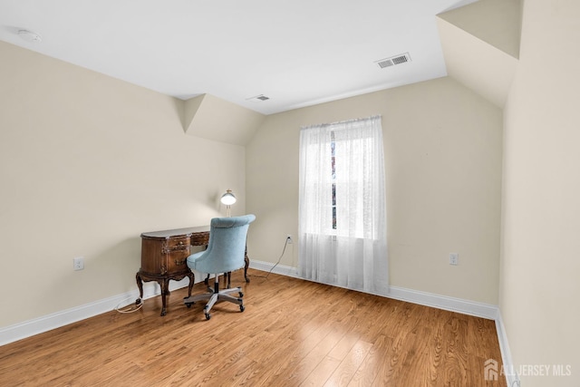 10 E Black Heath Ct, Howell, NJ 07727 - office space with wood finished floors and lofted ceiling