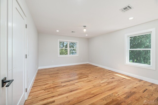 interior space featuring light hardwood / wood-style flooring