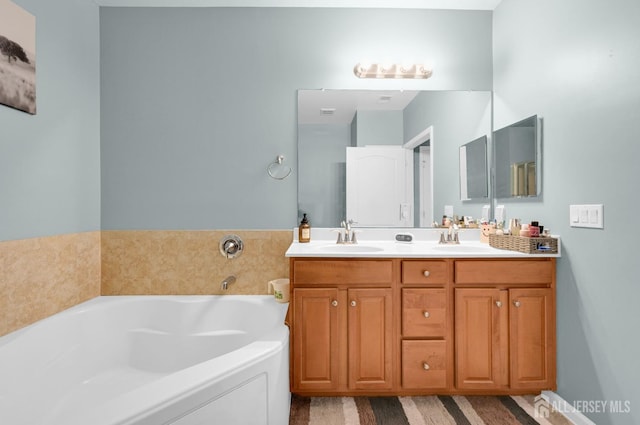 2022 Edward Stec Blvd, Edison, NJ 08837 - full bath featuring double vanity and a garden tub