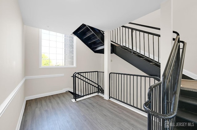2022 Edward Stec Blvd, Edison, NJ 08837 - stairway with wood finished floors and baseboards