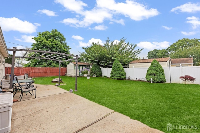 75 Princeton Rd, Old Bridge, NJ 08859 - view of yard with a patio area