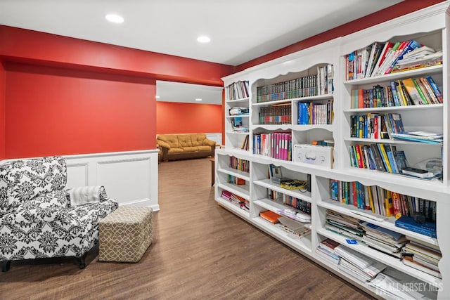 11 Winding Brook Way, Edison, NJ 08820 - sitting room with wainscoting and wood finished floors