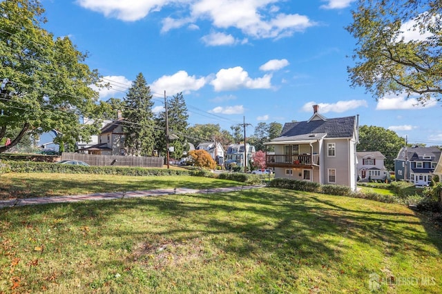 27 Valley Way, West Orange, NJ 07052 - view of yard featuring a balcony