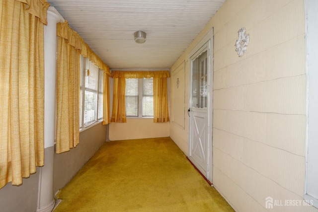 1107 River Rd, Piscataway, NJ 08854 - hallway with light colored carpet