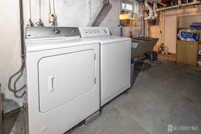 294 Fresh Pond Rd, South Brunswick, NJ 08902 - washroom featuring separate washer and dryer