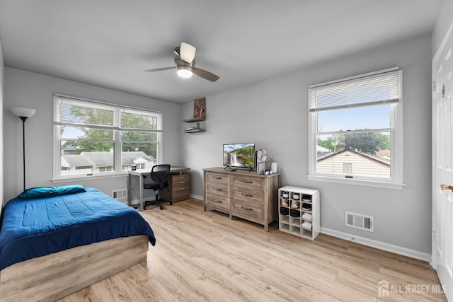 45 Kenmore Rd, Edison, NJ 08817 - bedroom with wood finished floors, an office area, and ceiling fan