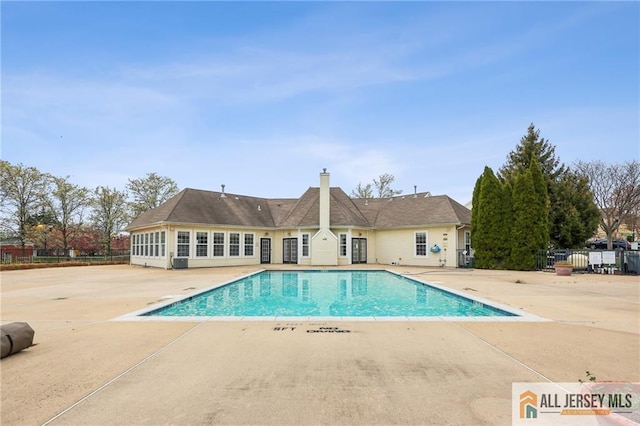 1115 Joseph Ct, South Plainfield, NJ 07080 - community pool with a patio and fence