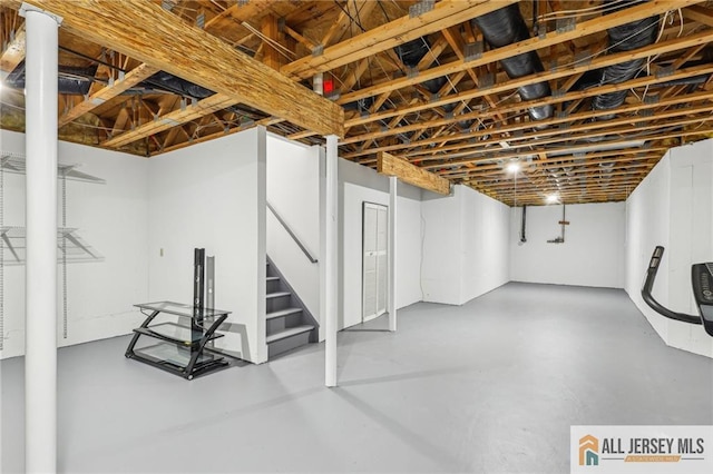 1115 Joseph Ct, South Plainfield, NJ 07080 - finished basement with stairway