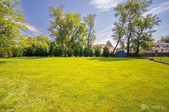 10 Chelsea Ct, South Brunswick, NJ 08810 - view of yard featuring a storage unit