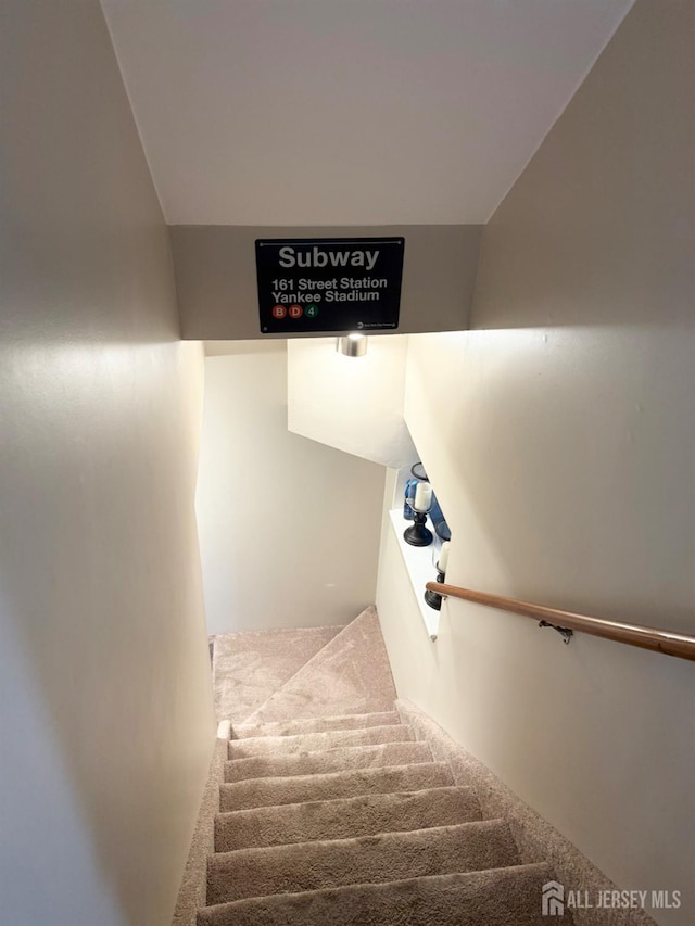 23 Prospect St, Old Bridge, NJ 08857 - stairs with carpet flooring