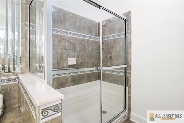 34 Schindler Ct Unit 17, Lawrence, NJ 08648 - bathroom featuring a shower stall