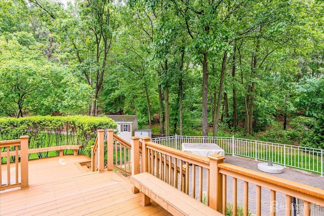 35 Fabiszewski Way, Parlin, NJ 08859 - view of wooden deck