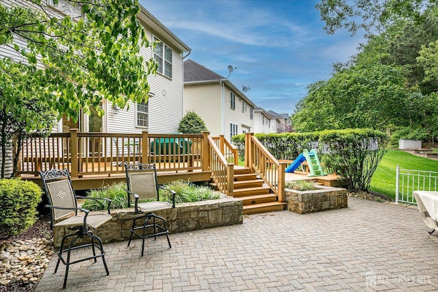35 Fabiszewski Way, Parlin, NJ 08859 - view of patio / terrace with a deck