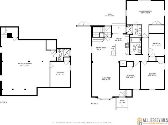 624 Lyman Ave, Woodbridge Proper, NJ 07095 - home floor plan