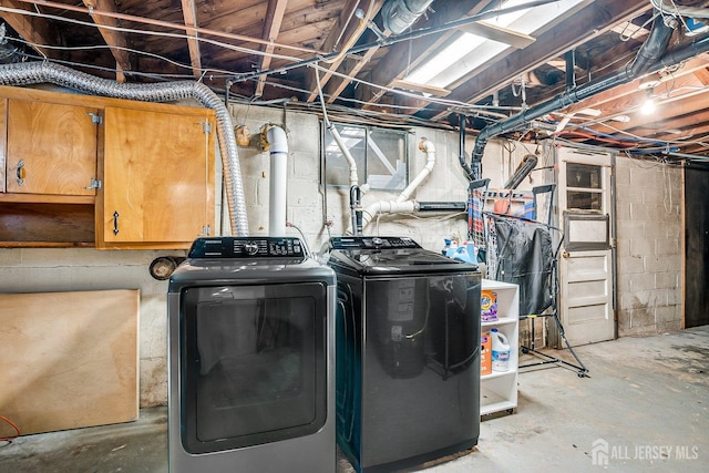 108 Morris Ave, Edison, NJ 08837 - unfinished below grade area with independent washer and dryer