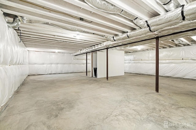 440 Ellisdale Rd, Chesterfield, NJ 08515 - view of unfinished basement