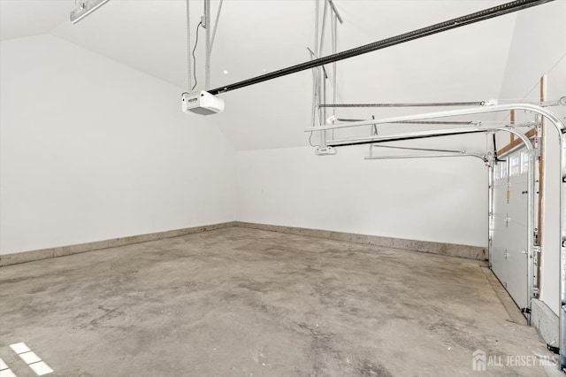 440 Ellisdale Rd, Chesterfield, NJ 08515 - garage with baseboards and a garage door opener
