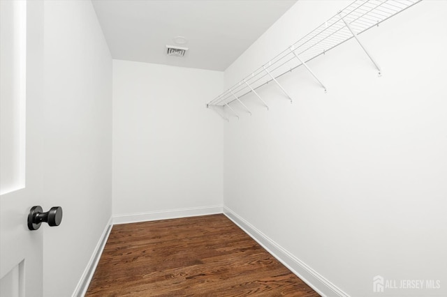 440 Ellisdale Rd, Chesterfield, NJ 08515 - spacious closet featuring visible vents and dark wood-style floors
