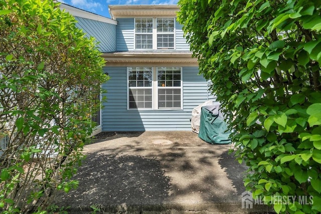 exterior space with a patio