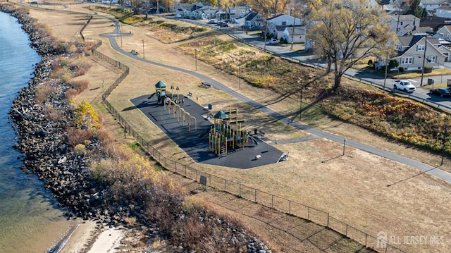 51 Shadyside Ave, Old Bridge, NJ 08879 - bird's eye view with a residential view and a water view