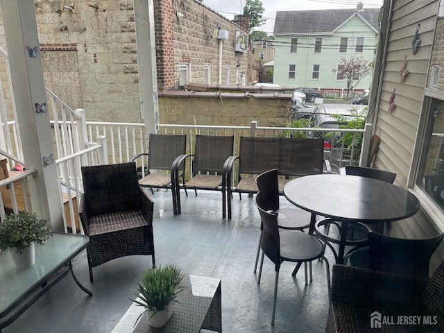 142 Joyce Kilmer Ave, New Brunswick, NJ 08901 - view of patio / terrace featuring a balcony