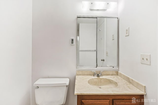 298-B Sharon Way, Monroe, NJ 08831 - half bathroom featuring vanity and toilet