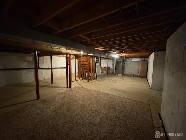 4 La Valencia Rd, Old Bridge, NJ 08857 - view of unfinished basement
