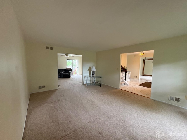 4 La Valencia Rd, Old Bridge, NJ 08857 - empty room featuring carpet, ceiling fan, and baseboards