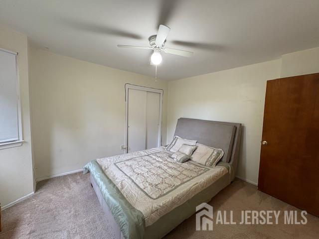 4 La Valencia Rd, Old Bridge, NJ 08857 - bedroom featuring carpet floors and ceiling fan