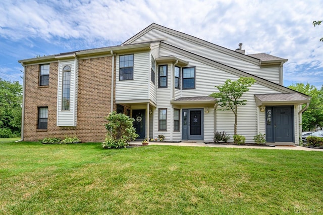 3002 Lighthouse Ln, Sayreville, NJ 08859 - townhome / multi-family property featuring a front yard and brick siding