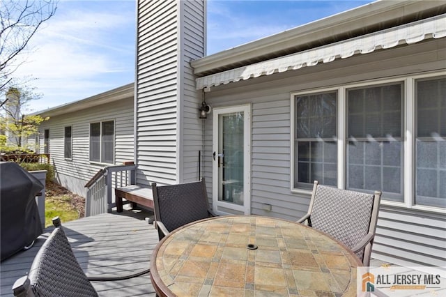 31 Cameron Ct, Monroe, NJ 08831 - deck with outdoor dining area and area for grilling
