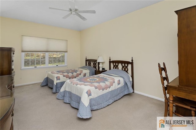 31 Cameron Ct, Monroe, NJ 08831 - carpeted bedroom with baseboards and ceiling fan