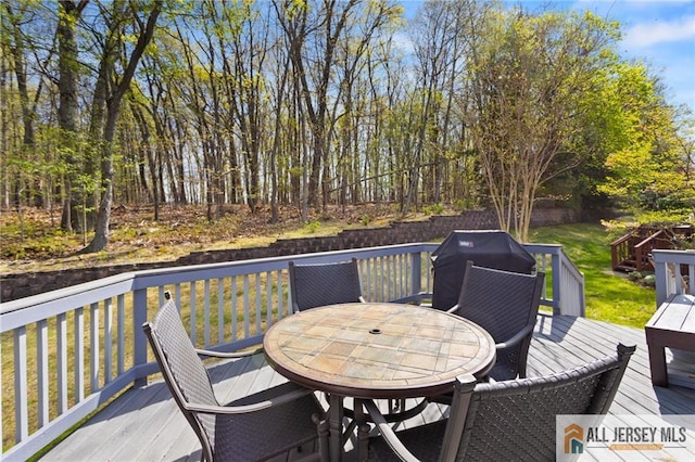 31 Cameron Ct, Monroe, NJ 08831 - wooden deck featuring outdoor dining area