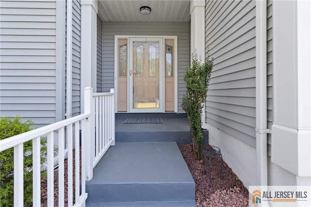 31 Cameron Ct, Monroe, NJ 08831 - doorway to property featuring covered porch