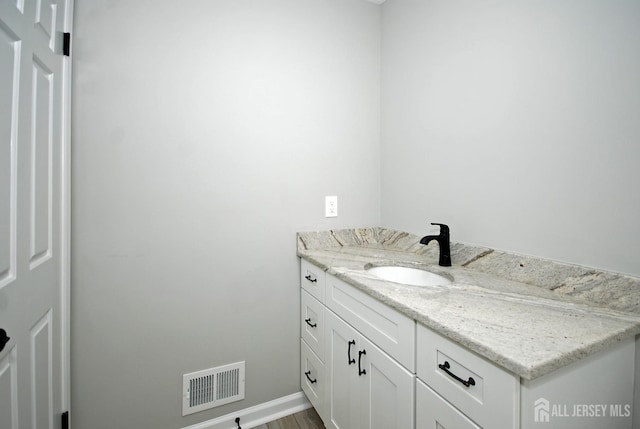 54 Castle Pointe Blvd, Piscataway, NJ 08854 - bathroom with vanity and wood finished floors