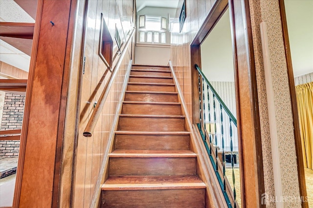 view of staircase