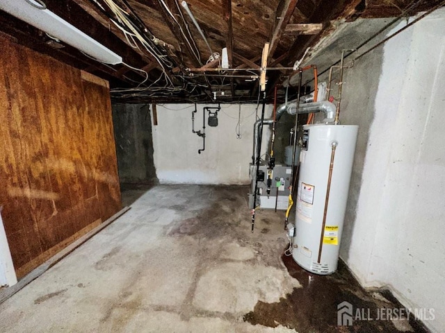 130 Maple Pl S, Plainfield, NJ 07080 - unfinished basement with water heater