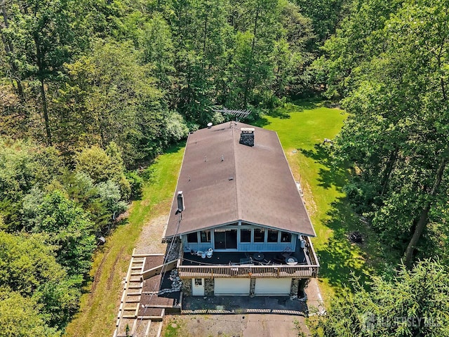 34 Stony Brook Rd, Blairstown, NJ 07825 - view from above of property with a forest