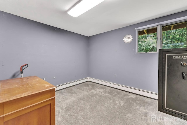 34 Stony Brook Rd, Blairstown, NJ 07825 - unfurnished office featuring carpet flooring and a baseboard radiator
