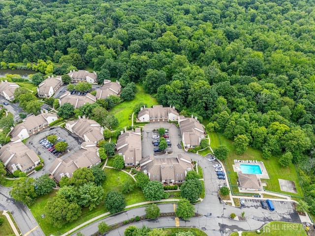 68 Kelly Dr, Edison, NJ 08820 - aerial view of residential area with a forest