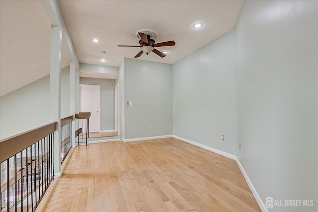 68 Kelly Dr, Edison, NJ 08820 - unfurnished room with ceiling fan, hardwood / wood-style flooring, and recessed lighting