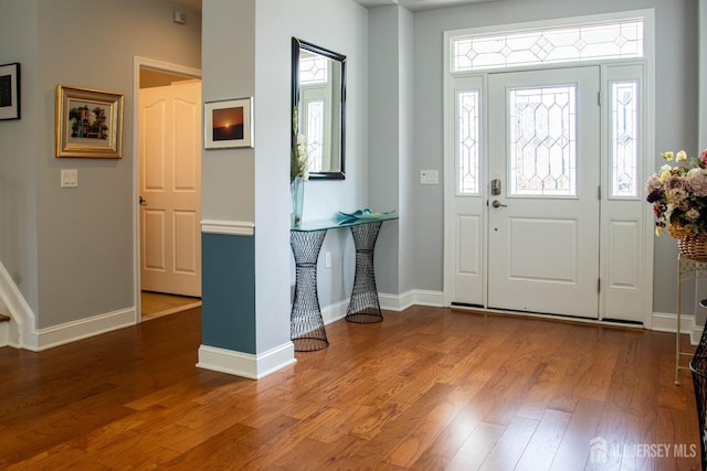 53 Mandrake Rd, Monroe, NJ 08831 - foyer entrance featuring wood finished floors, healthy amount of natural light, and baseboards