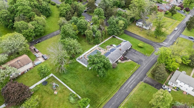 drone / aerial view featuring a residential view