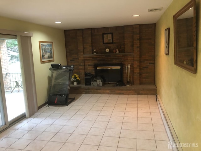 41 Bartha Ave, Edison, NJ 08817 - living room featuring a baseboard radiator and a fireplace