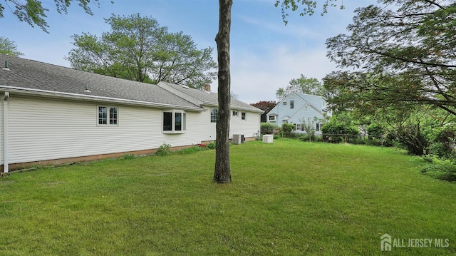 123 Summers Ave, Piscataway, NJ 08854 - view of yard with central air condition unit
