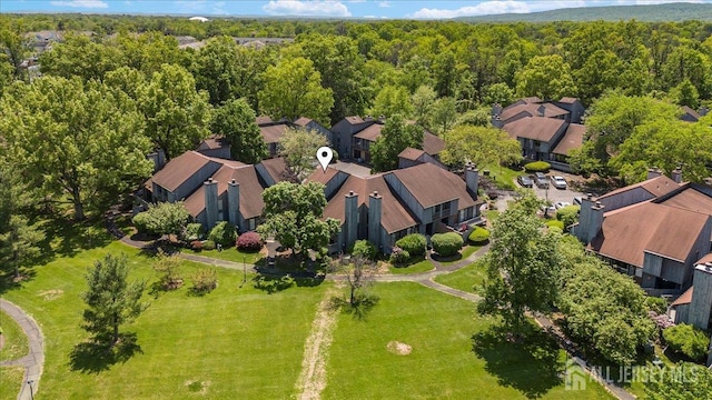 295 Gemini Dr Unit 3D, Hillsborough, NJ 08844 - aerial perspective of suburban area with a forest