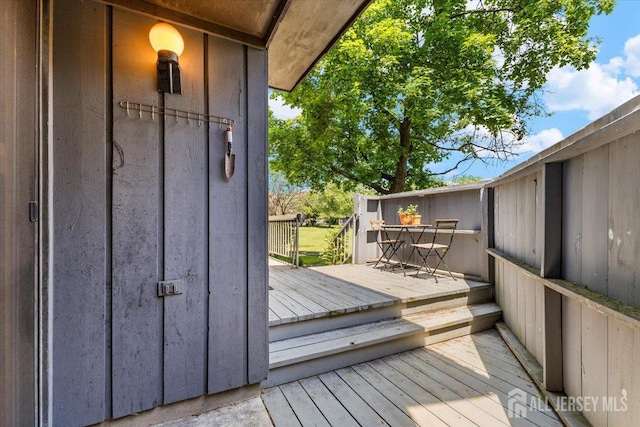295 Gemini Dr Unit 3D, Hillsborough, NJ 08844 - view of wooden deck