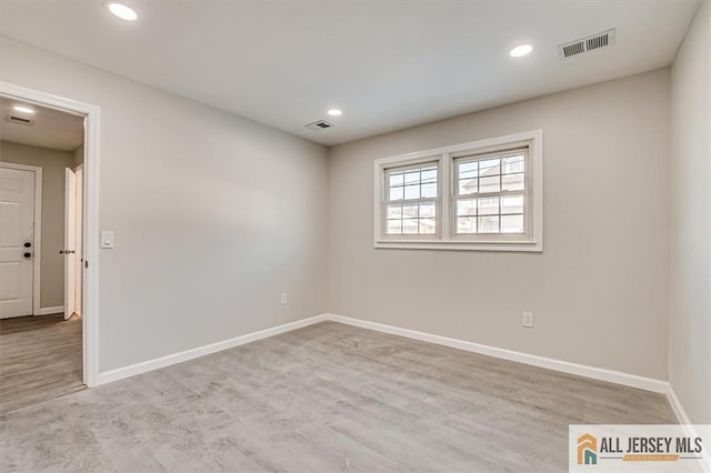 40 Brown Ave, Iselin, NJ 08830 - unfurnished room featuring wood finished floors and recessed lighting